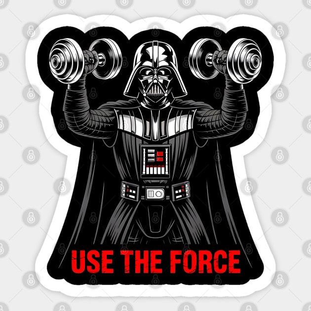 Use the Force | Workout Sticker by Silly Me Studio